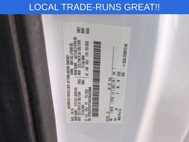 2019 Ford F-550SD XL DRW