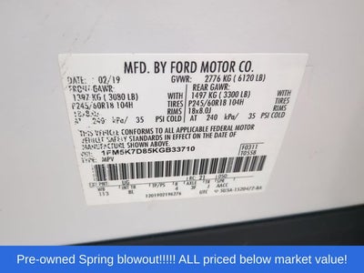 2019 Ford Explorer XLT