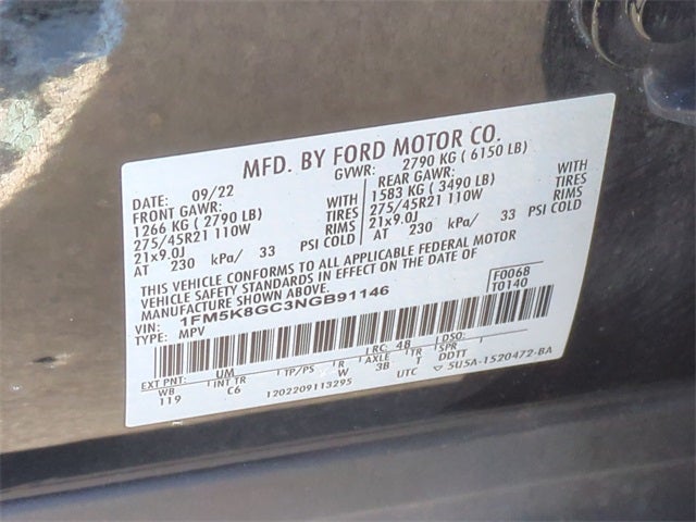 2022 Ford Explorer ST