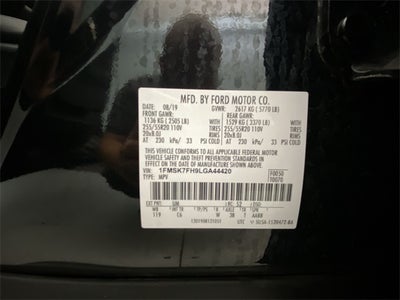 2020 Ford Explorer Limited