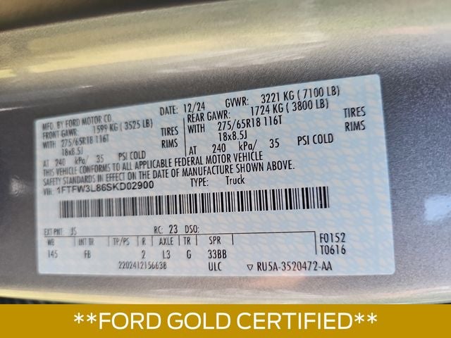 2025 Ford F-150 XLT
