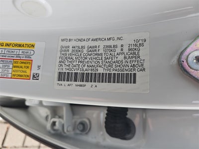 2020 Honda Accord Sport