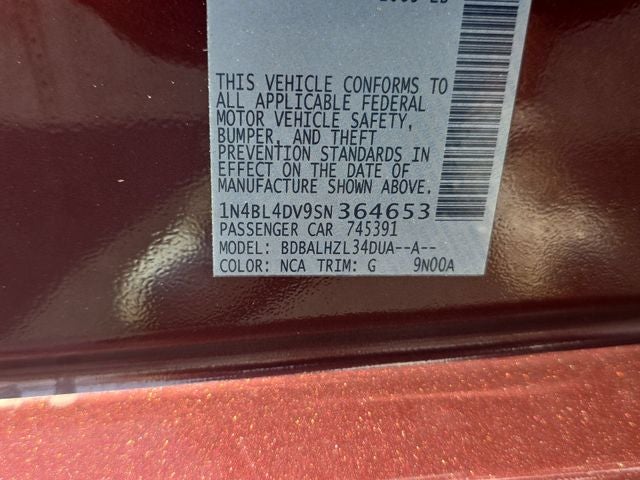 2025 Nissan Altima 2.5 SV