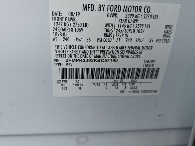 2019 Ford Edge SEL