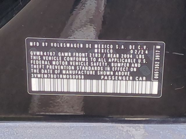 2024 Volkswagen Jetta 1.5T SE