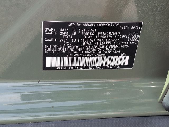 2024 Subaru Crosstrek Wilderness