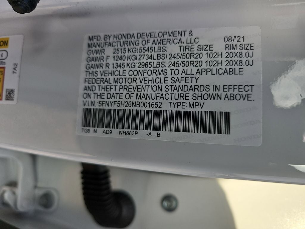 2022 Honda Pilot Special Edition