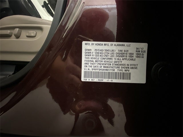 2017 Honda Pilot EX-L