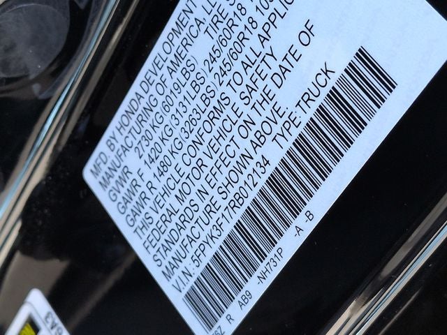 2024 Honda Ridgeline Sport