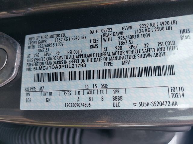 2023 Lincoln Corsair Standard