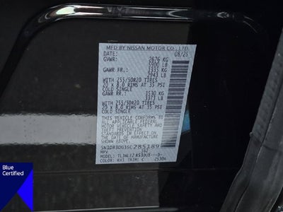 2025 Nissan Pathfinder Platinum