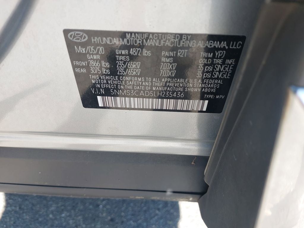 2020 Hyundai Santa Fe SEL