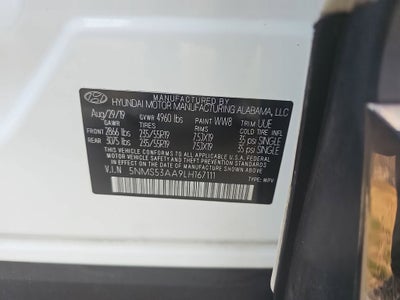 2020 Hyundai Santa Fe Limited