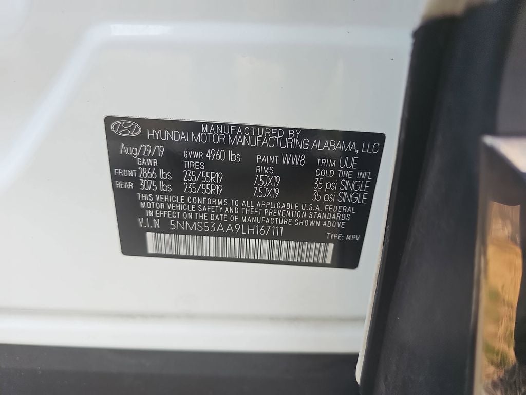 2020 Hyundai Santa Fe Limited