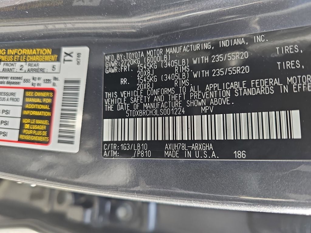 2020 Toyota Highlander Hybrid Limited