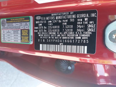 2016 Kia Sorento EX