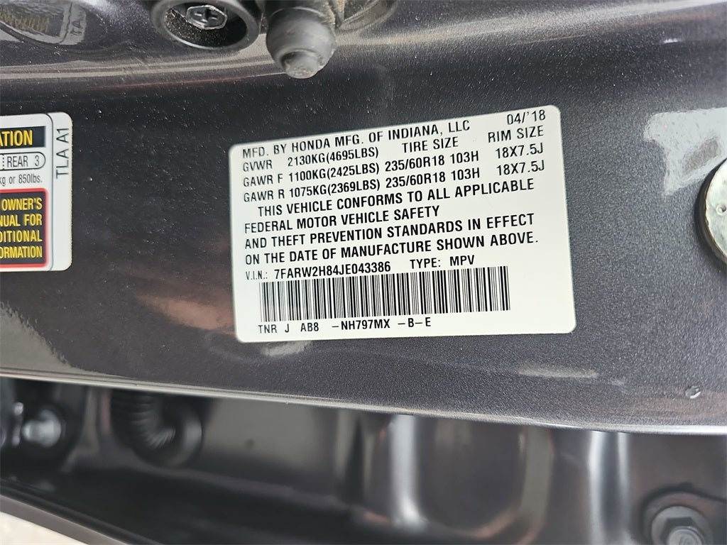 2018 Honda CR-V EX-L