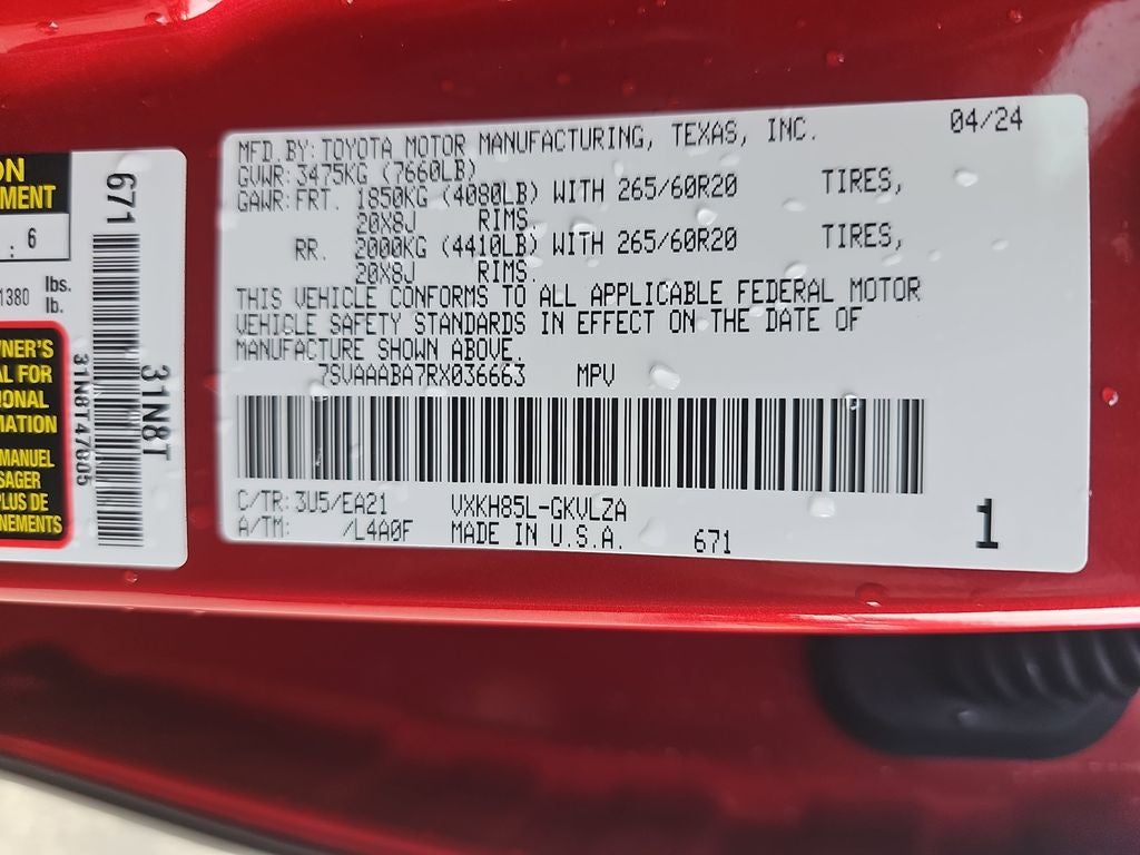 2024 Toyota Sequoia Limited