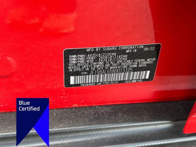 2022 Subaru WRX Limited