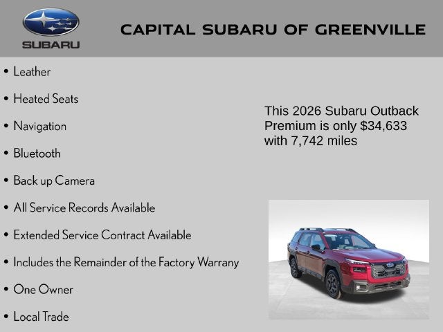 2026 Subaru Outback Premium