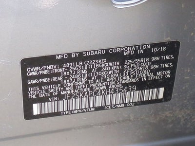 2019 Subaru Forester Sport