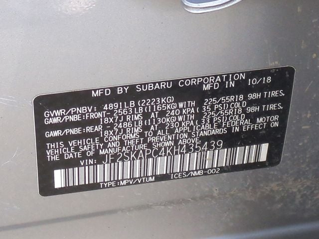 2019 Subaru Forester Sport