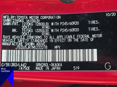 2021 Toyota 4Runner Limited