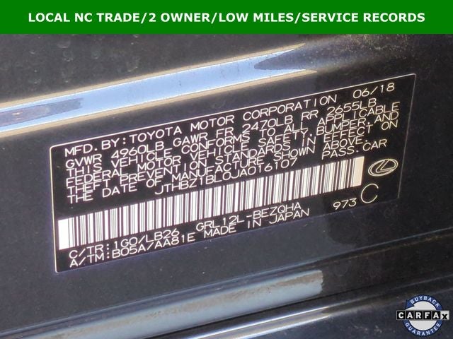 2018 Lexus GS 350 F Sport