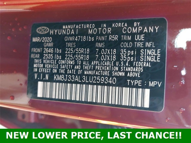 2020 Hyundai Tucson Limited