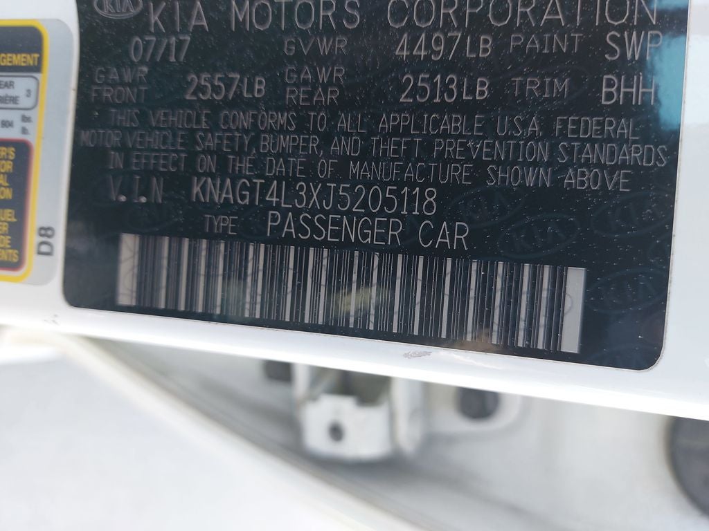 2018 Kia Optima LX