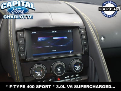 2018 Jaguar F-TYPE 400 Sport
