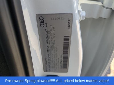 2019 Audi A3 2.0T Premium Plus
