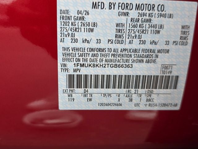 2026 Ford Explorer ST-Line
