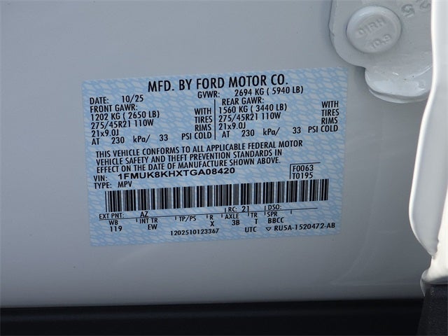 2026 Ford Explorer ST-Line