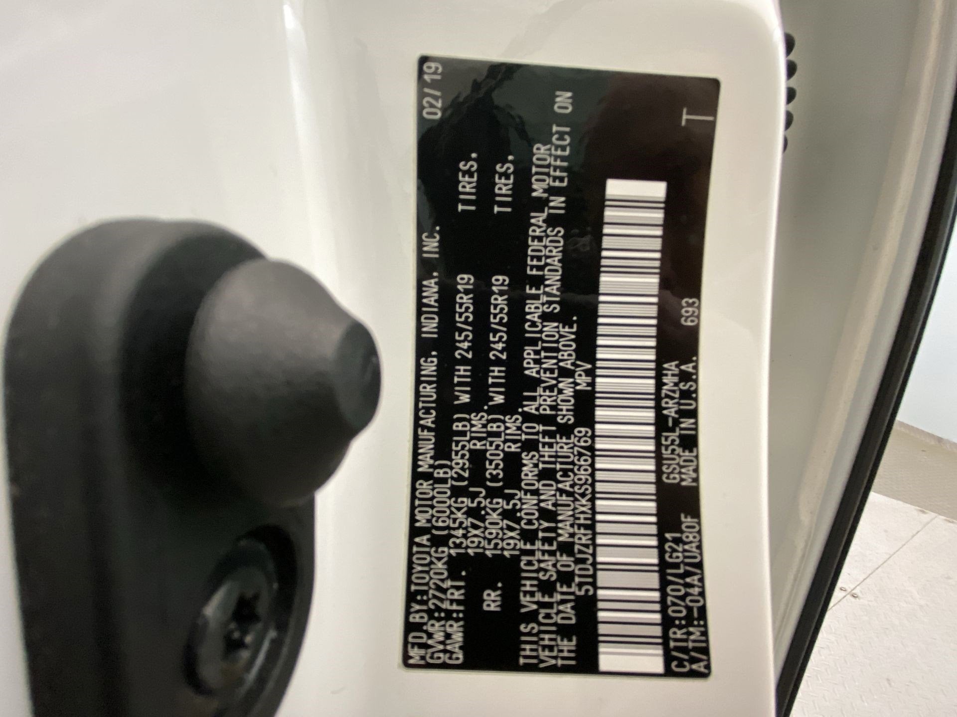 2019 Toyota Highlander SE