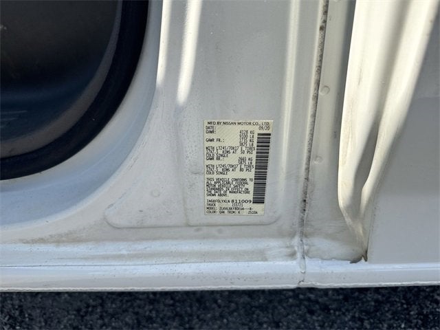 2020 Nissan NV Cargo SV