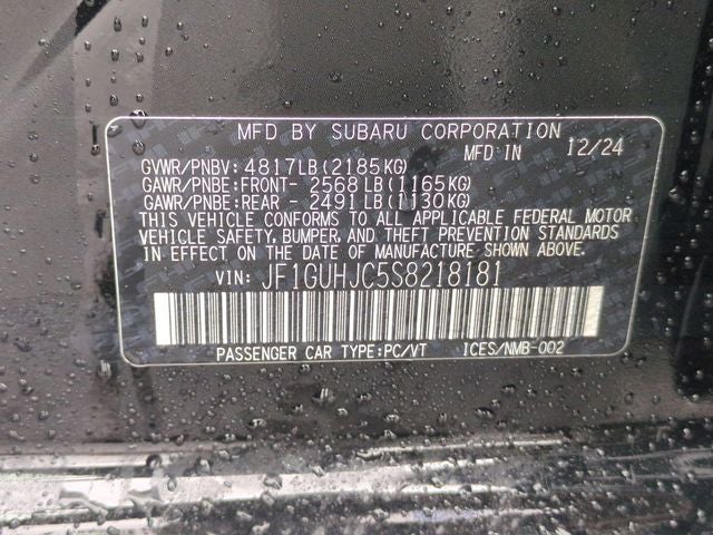 2025 Subaru Impreza 2.5RS