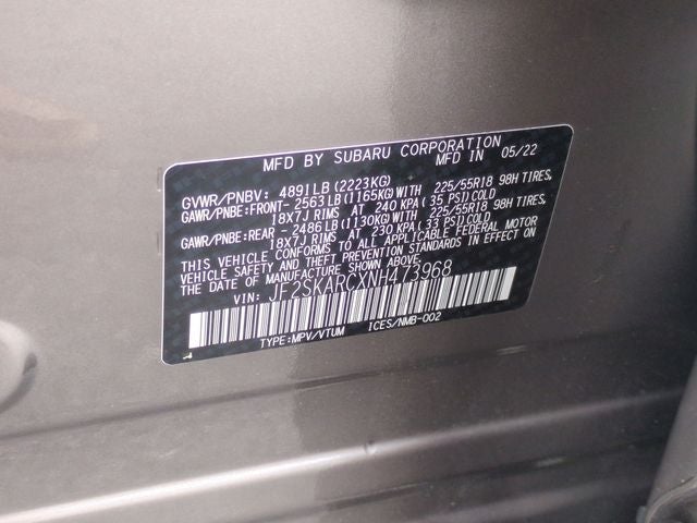 2022 Subaru Forester Touring