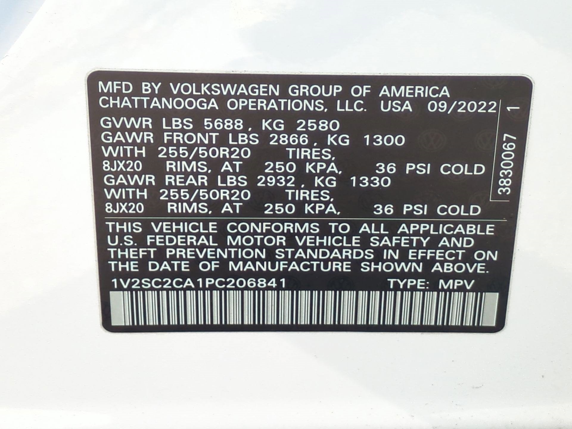 2023 Volkswagen Atlas Cross Sport 2.0T SEL R-Line Black