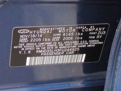 2015 Hyundai Elantra GT -