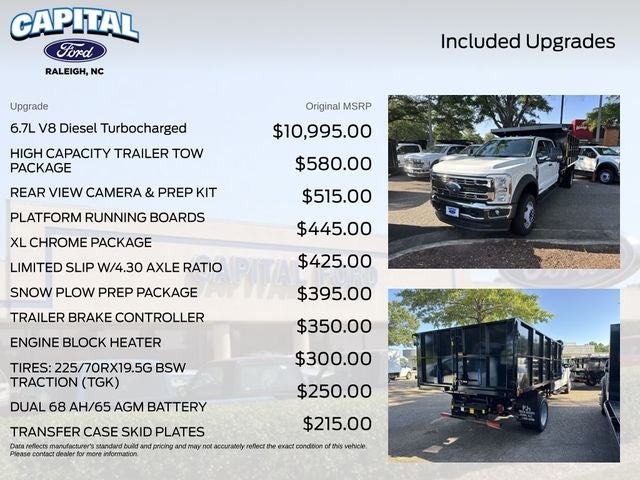 2026 Ford F-450SD 12FT DUMP/CURBSIDE DOOR Commercial