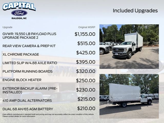 2026 Ford F-550SD 16FT BOX/LIFTGATE Commercial