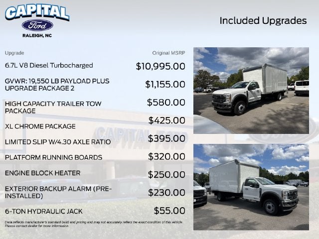 2026 Ford F-550SD 16FT BOX/LIFTGATE Commercial