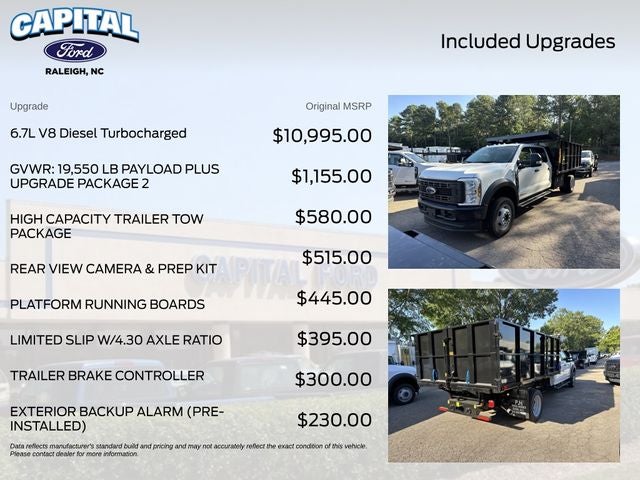 2026 Ford F-550SD 12FT DUMP/CURBSIDE DOOR Commercial