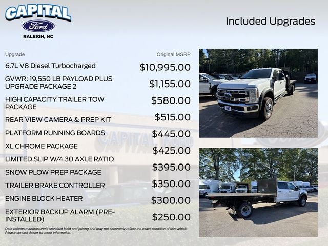 2026 Ford F-550SD 12FT FLATBED Commercial