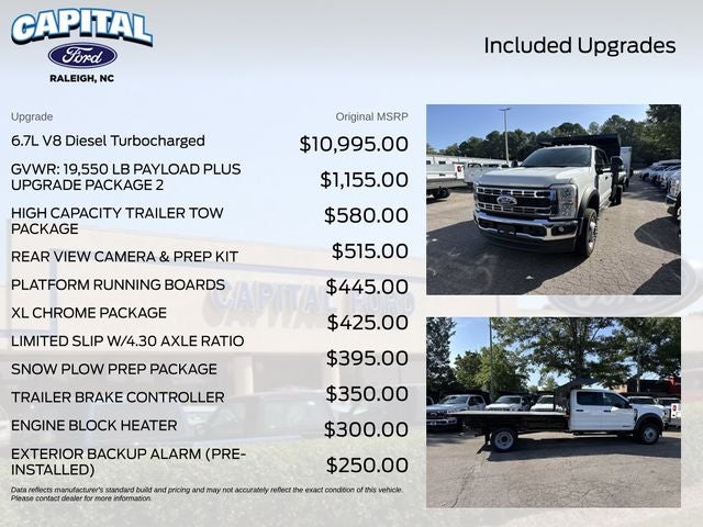 2026 Ford F-550SD 12FT DUMP/NO SIDES Commercial
