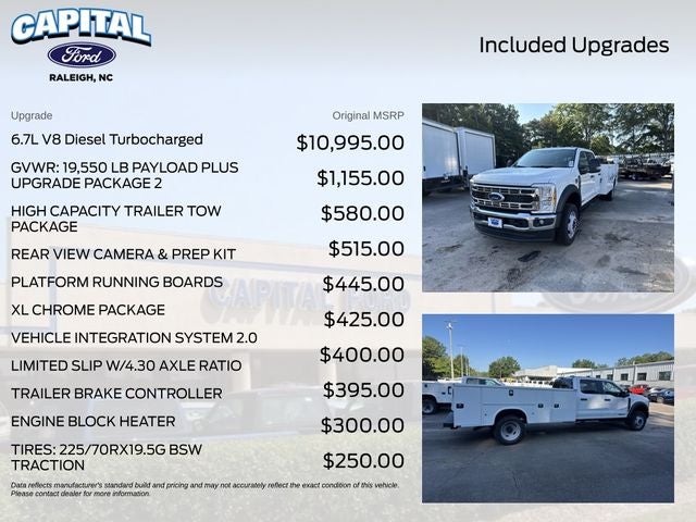 2026 Ford F-550SD 11FT SERVICE BODY Commercial