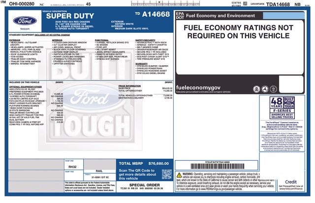 2026 Ford F-550SD 10FT DUMP/NO SIDES Commercial