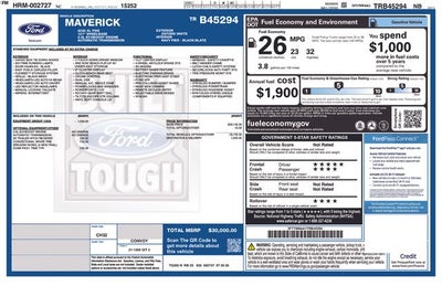 2026 Ford Maverick XL Commercial