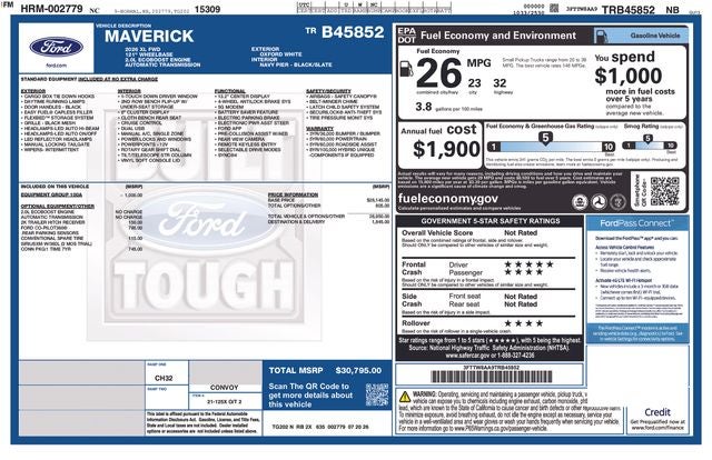 2026 Ford Maverick XL Commercial
